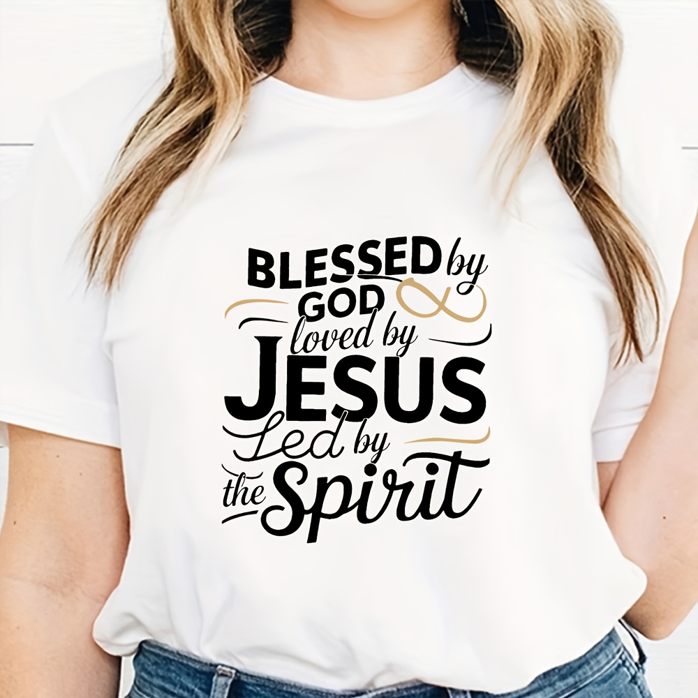 Summer Clothing Guide - Women's Casual Short Sleeve Blessed by