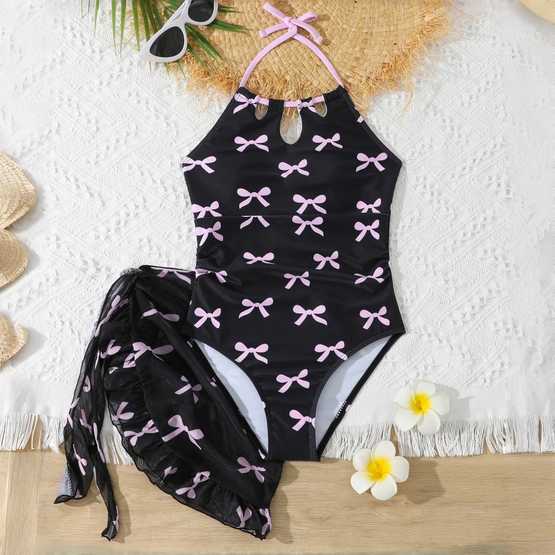 Summer Clothing For Teen Girls - New Girls' Black Color One Piece