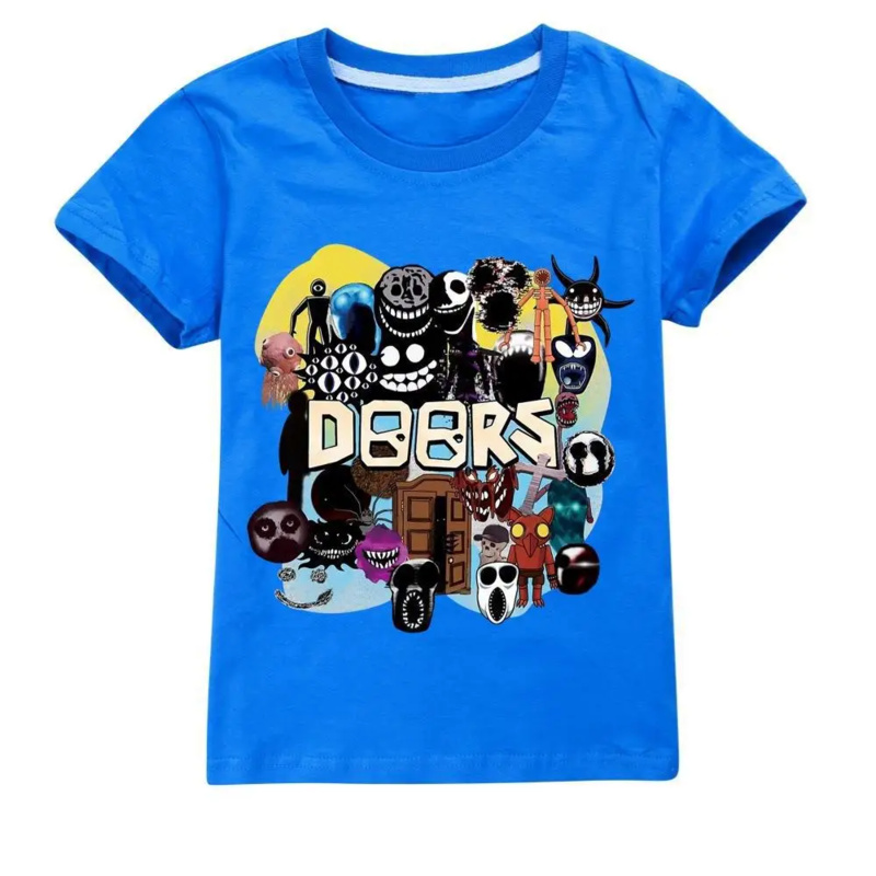 Summer Clothing Kids - AIAI 2025Game Doors Kids T-shirts Cartoon