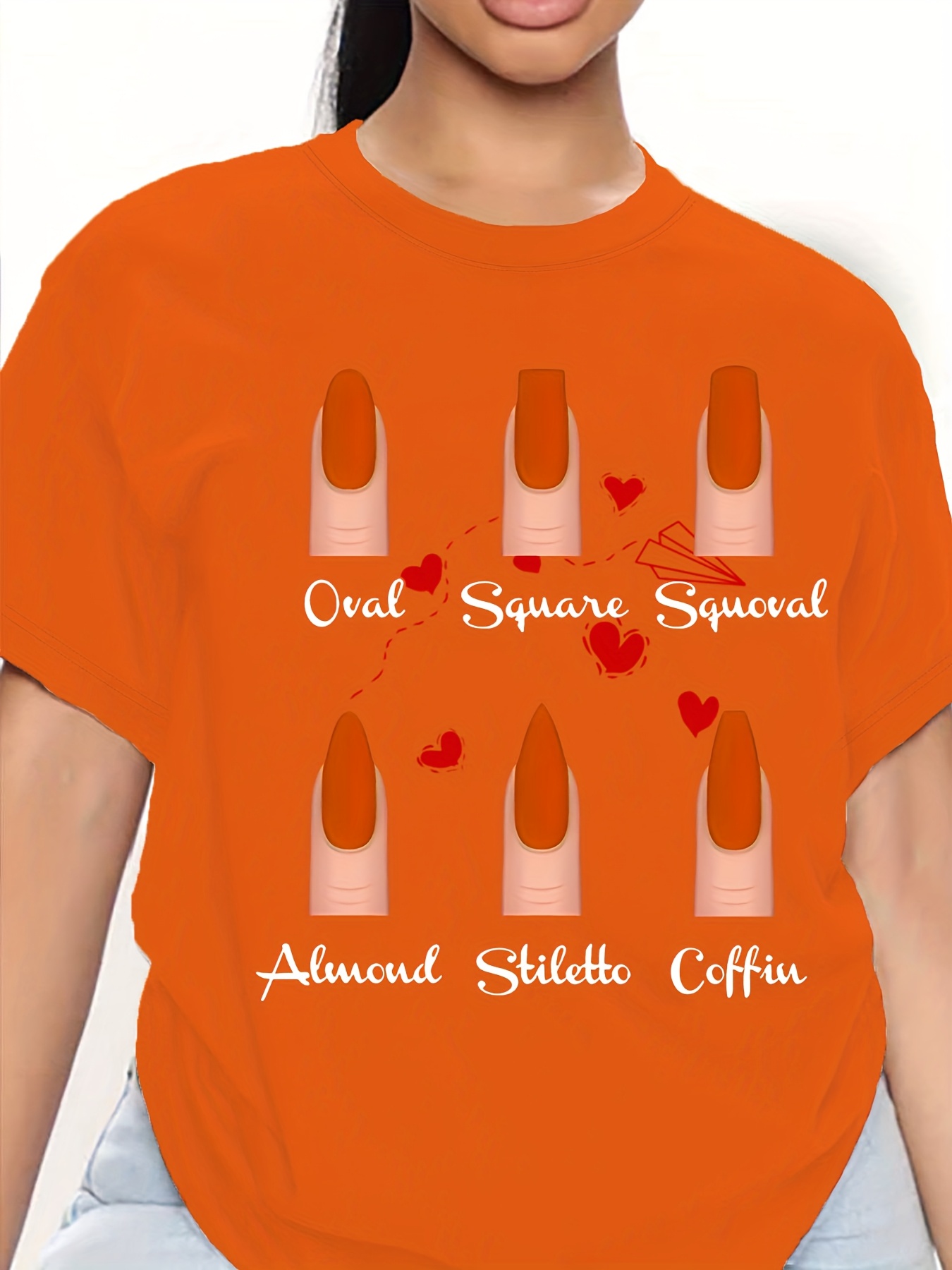 Summer Clothing Guide - Nail Shape Reference Guide: Printed Round