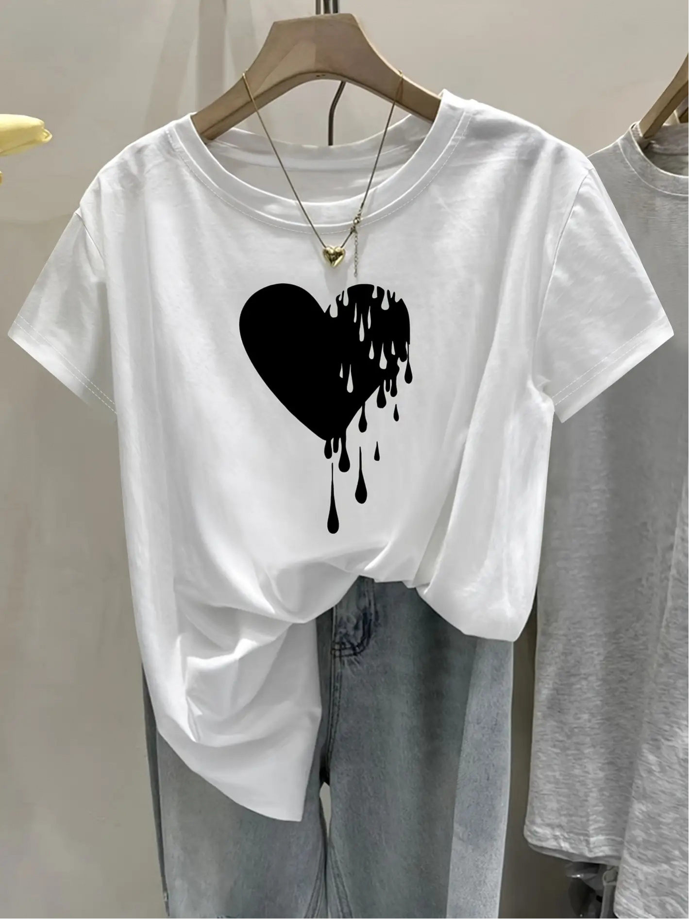 Summer Clothing Drip - 2026 Women Korean Japanese Style White