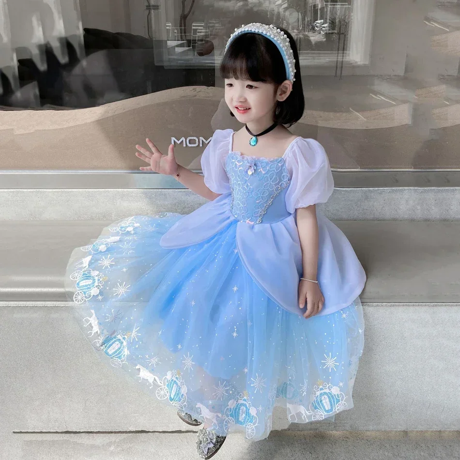 Cinderella Princess Cosplay Dr - Summer Clothing Kids review and price