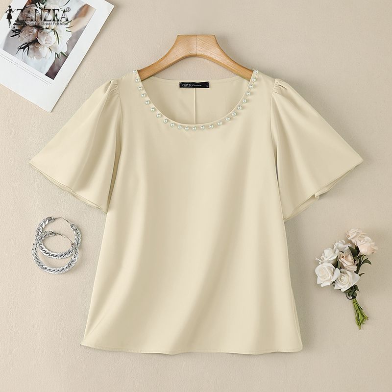 ZANZEA Women's Elegant Blouses - Summer De Clothing review and price