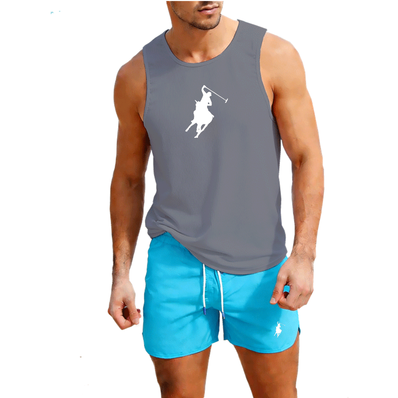 European Men Summer Vest and S - Summer Clothing Sets review and price