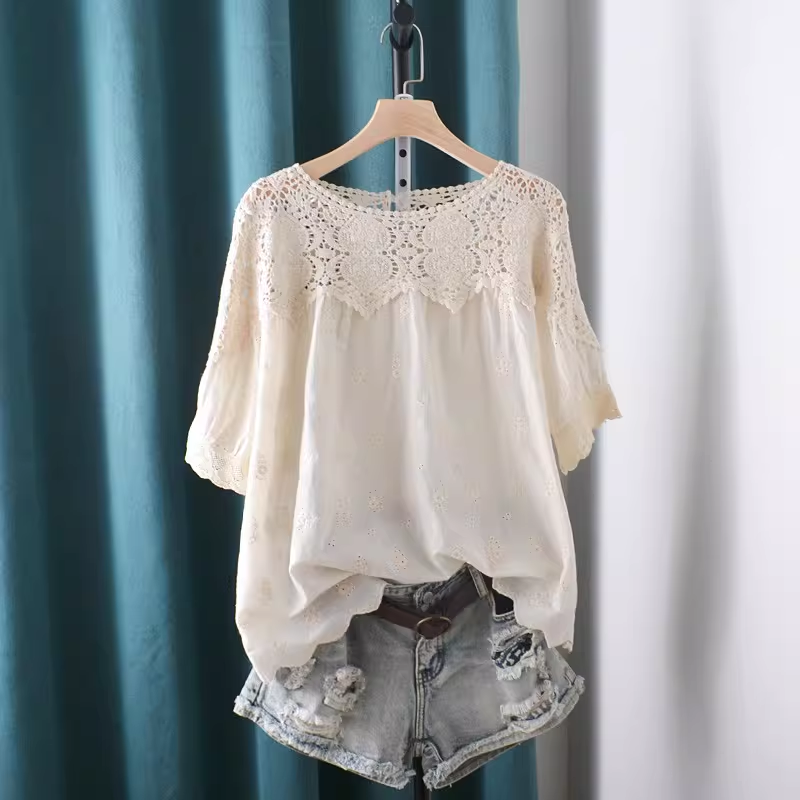 2026 Hollow Out Lace Patchwork - Summer Clothing Japan review and price