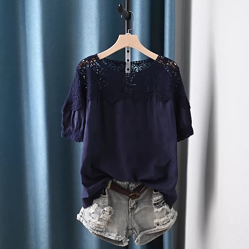 2026 Hollow Out Lace Patchwork - Summer Clothing Japan review and price