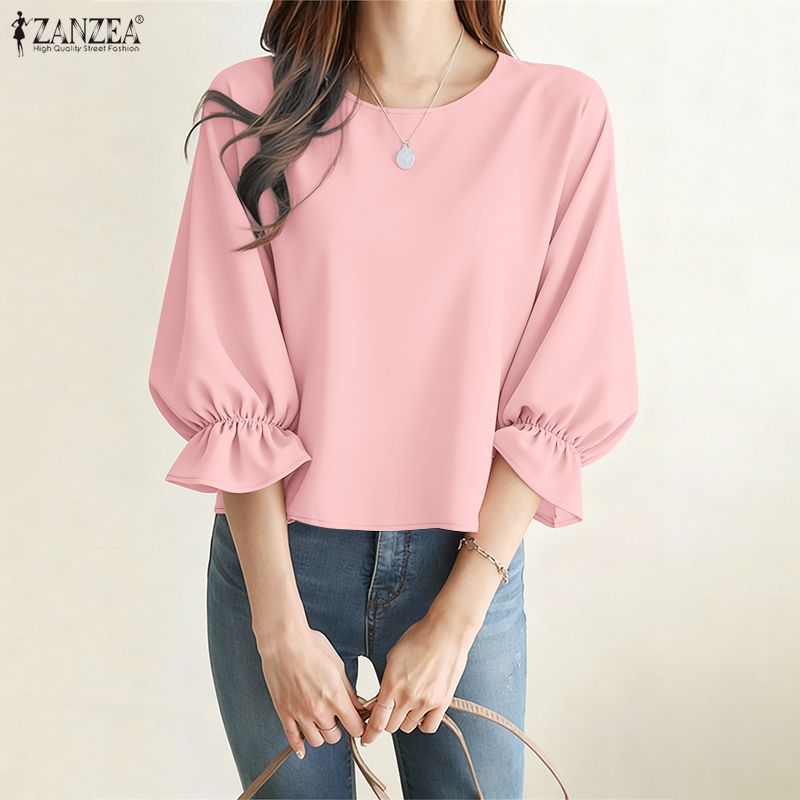 ZANZEA Woman Minimalist 3/4 Pu - Summer De Clothing review and price