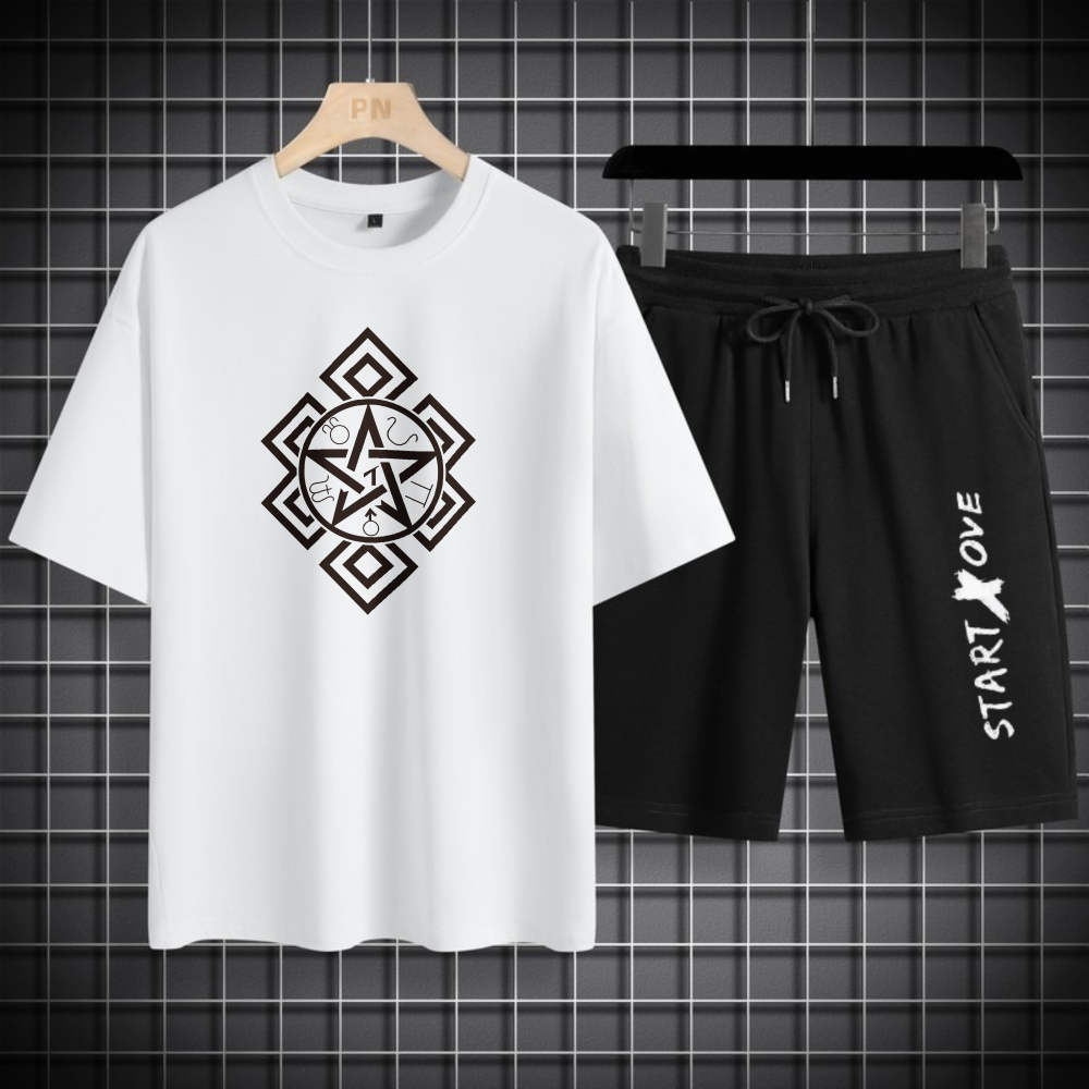 1pcs Men's t-shirt Sets 2026 S - Summer Clothing Drip review and price