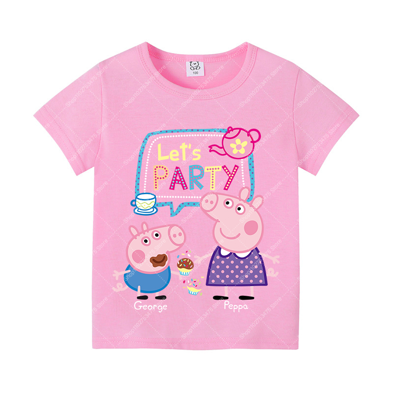 Kids Girl Cute Cotton T-shirt  - Summer Clothing Kids review and price