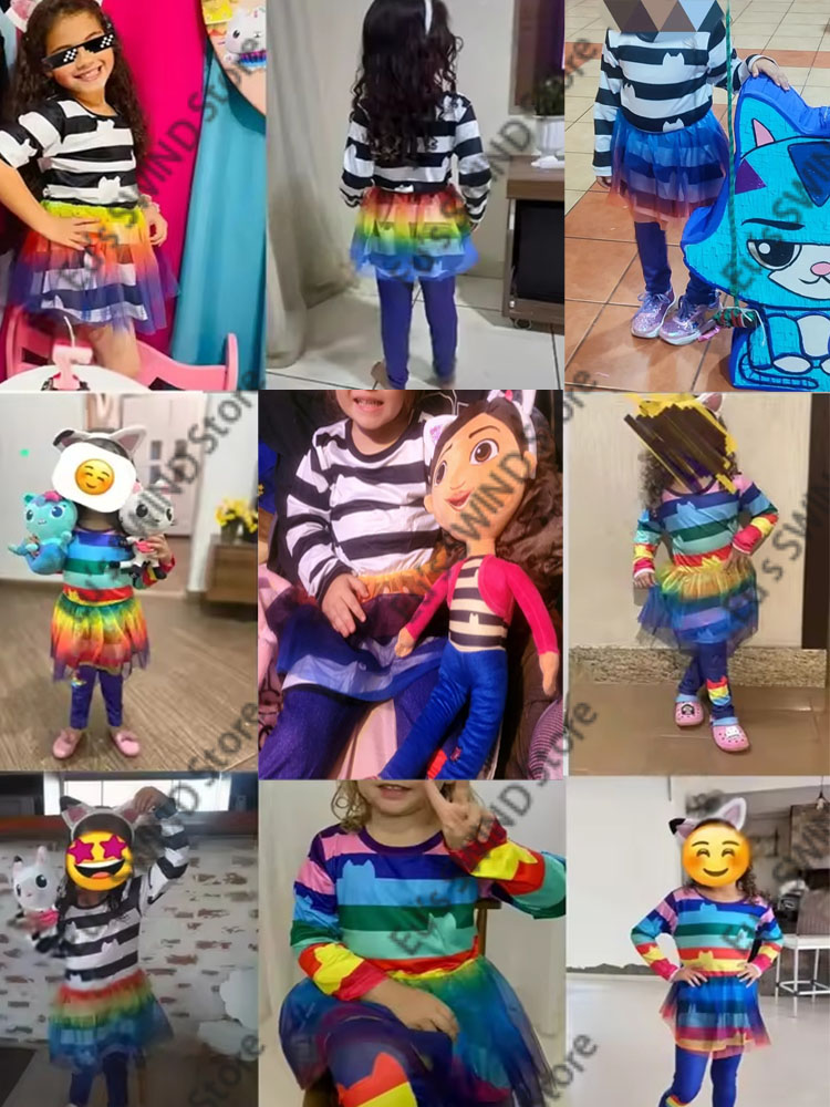 2026 cartoon Black White Strip - Summer Clothing For Teen Girls review and price
