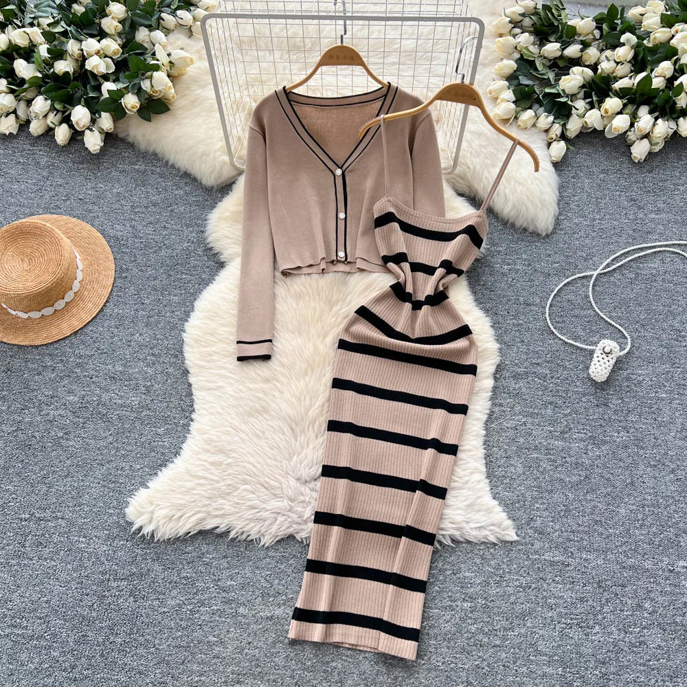 sexy basics striped Knit  slim - Summer Clothing In Winter review and price