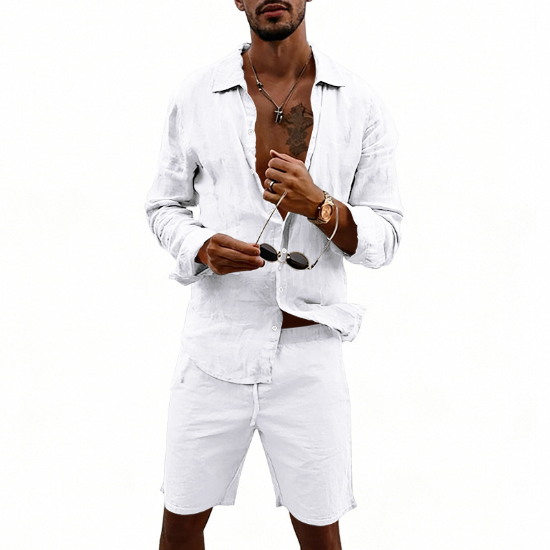 Summer Men's Linen Casual Loos - Linen Shorts Men review and price