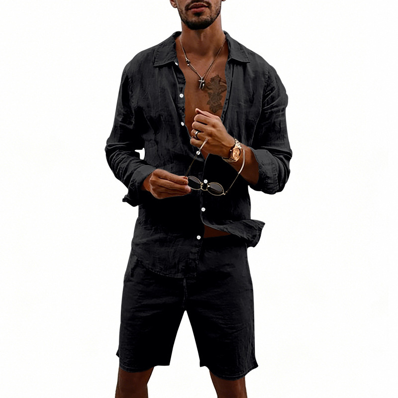Summer Men's Linen Casual Loos - Linen Shorts Men review and price