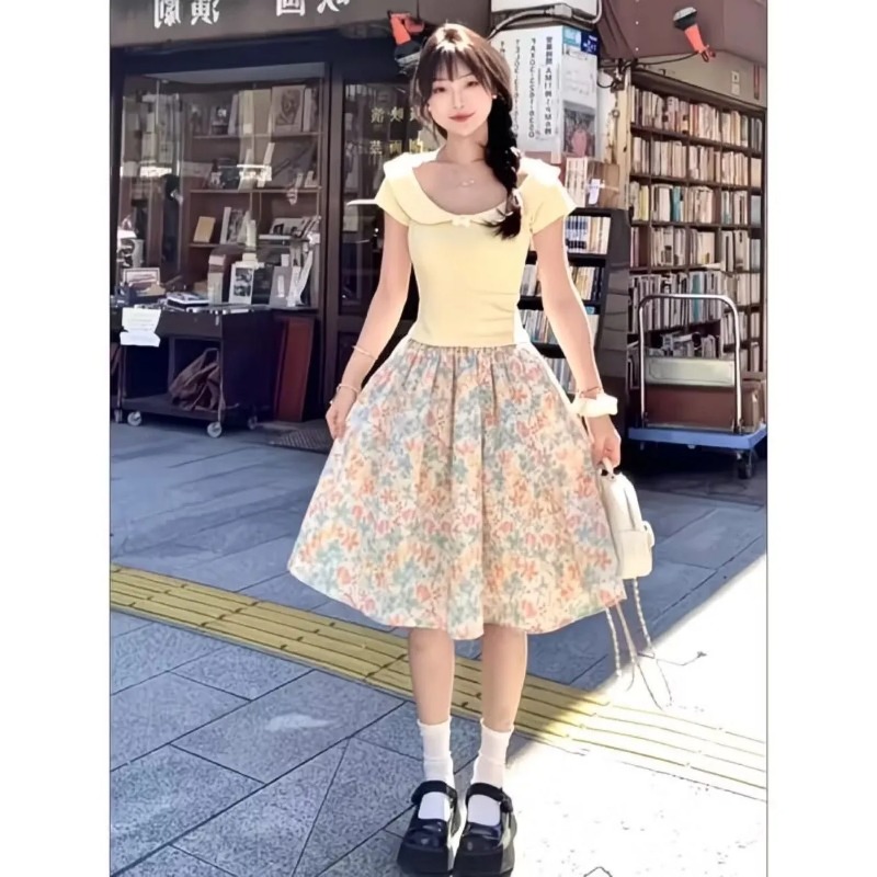 Japan Korean Women Sweet Slim  - Summer Clothing Japan review and price