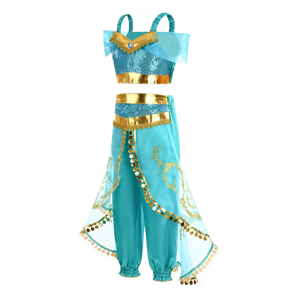 Girls Jasmine Fantasy Costume  - Summer Clothing Kids review and price