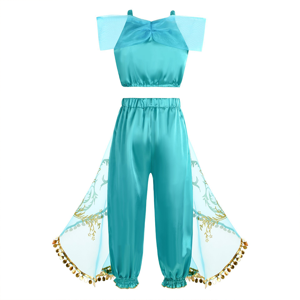 Girls Jasmine Fantasy Costume  - Summer Clothing Kids review and price