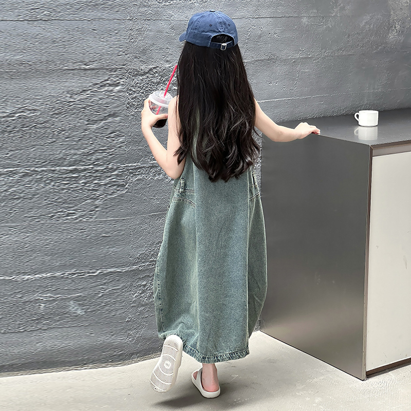 Vintage Blue Children Girls Hi - Summer Clothing Kids review and price