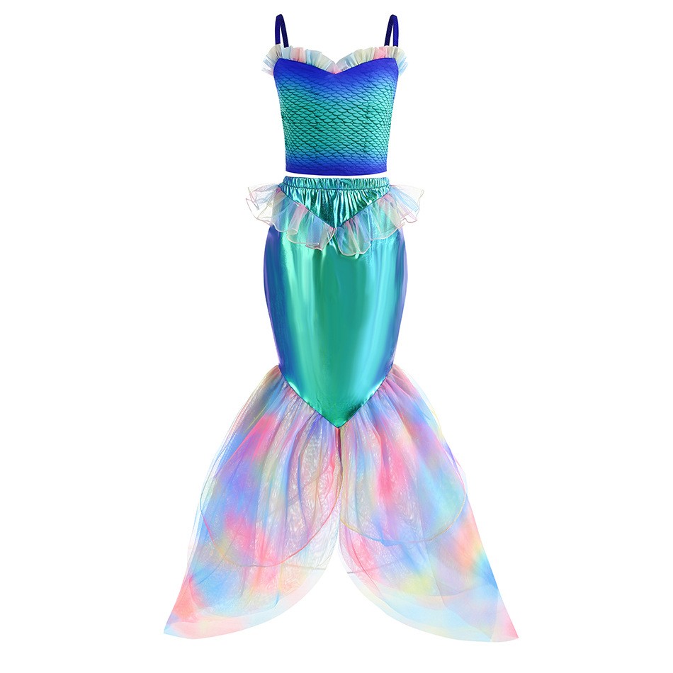 Disney Mermaid Dress Up Costum - Summer Clothing Kids review and price