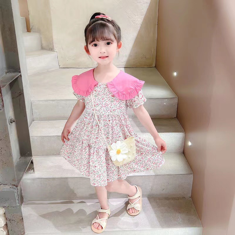 2PCS Summer Yellow Floral Chil - Summer Clothing For Teen Girls review and price