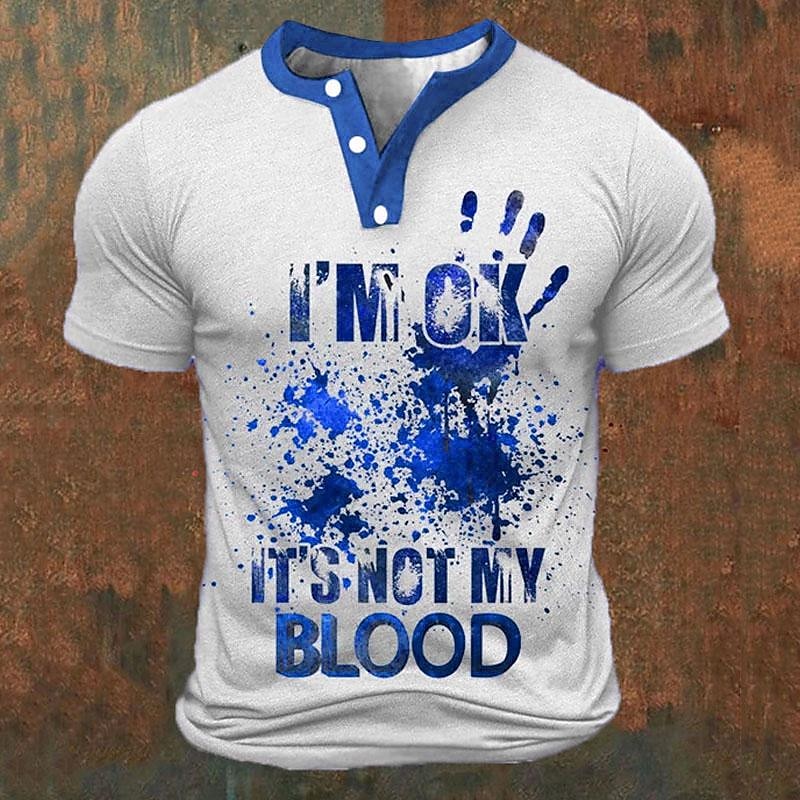 Funny 3D Letter Print Men's He - Summer Knit Clothing review and price