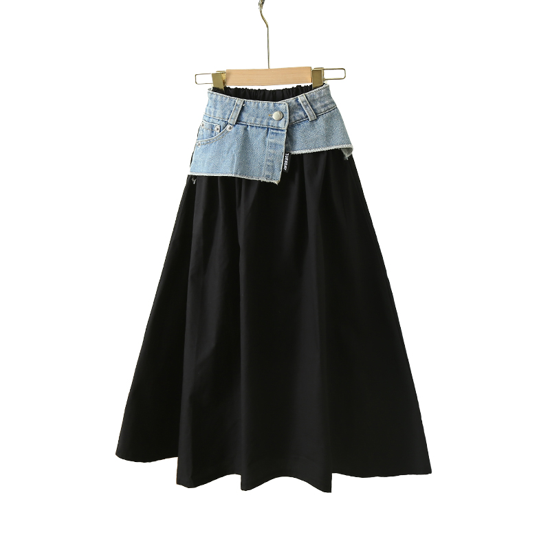 Korean Child Long Patchwork De - Summer Clothing For Teen Girls review and price
