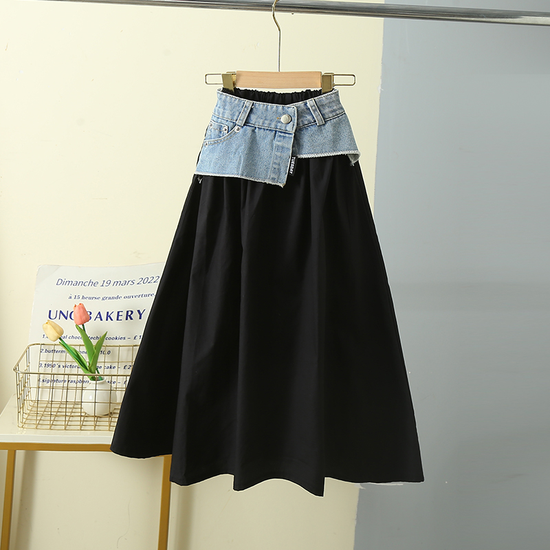 Korean Child Long Patchwork De - Summer Clothing For Teen Girls review and price