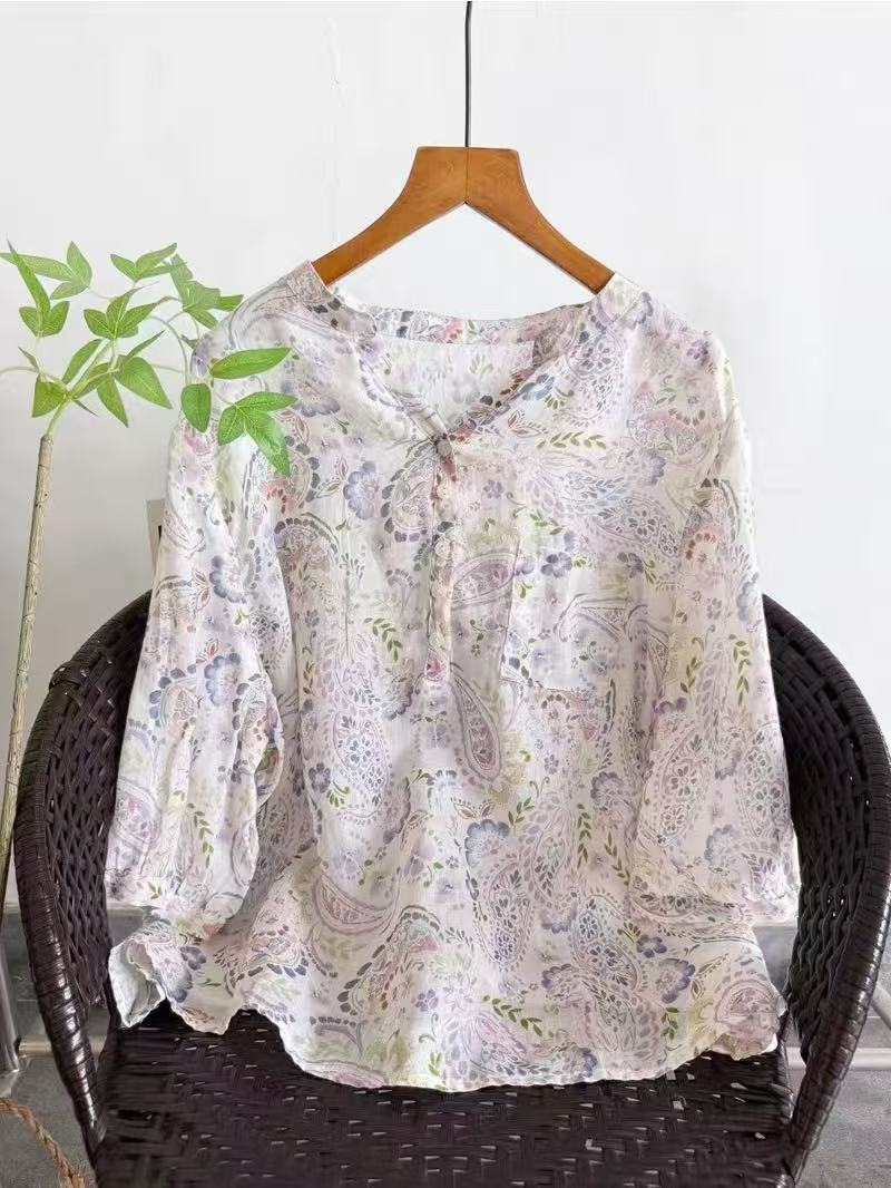 100% Ramie shirts for women su - Summer Clothing Japan review and price