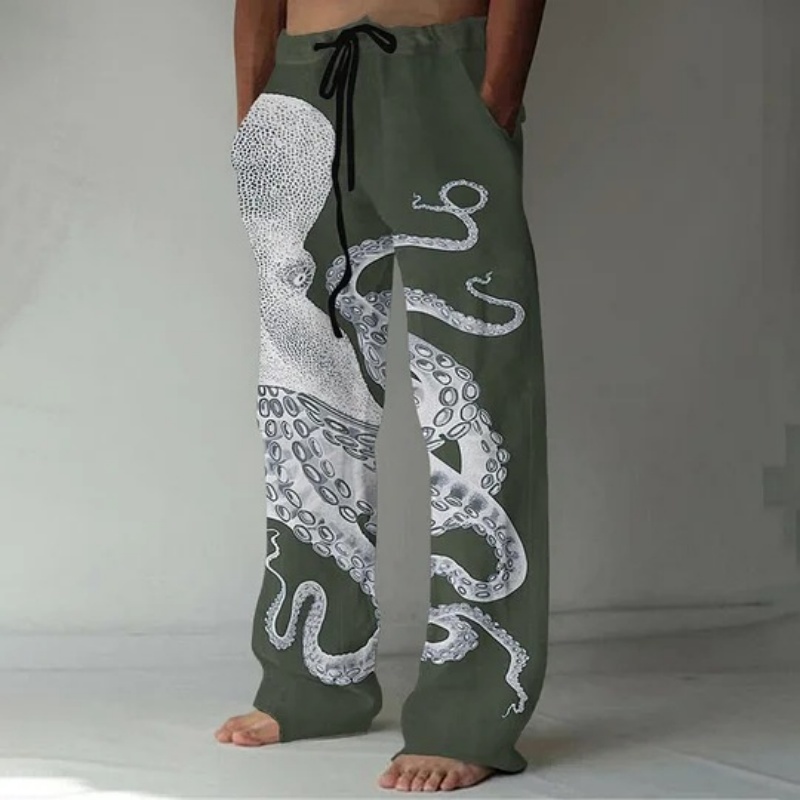 Japanese Art Octopus Graphic P - Summer Clothing Men 2025 review and price