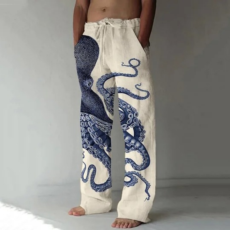 Japanese Art Octopus Graphic P - Summer Clothing Men 2025 review and price